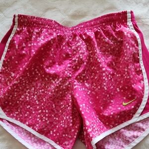 Nike Pink Tempo Shorts with Curved Hem